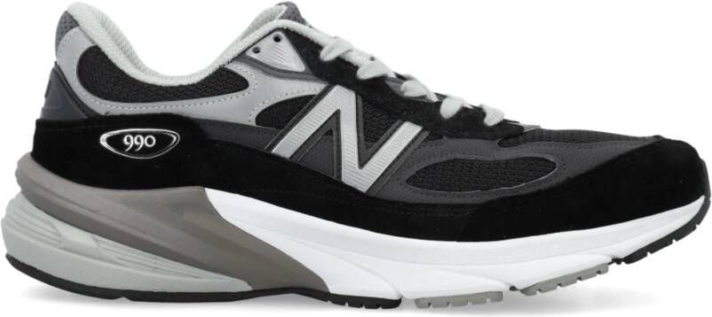 New Balance 990v6 Sneaker Premium Suede en Mesh Black