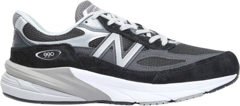 New Balance Zwarte sneakers met performance-geïnspireerd design Zwart Heren