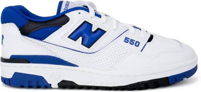 New Balance 550 Sneakers MaxiHeren Ondersteuning Gladde Afwerking Blue Heren