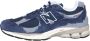New Balance Marinegrijze Sneakers Stijlvol en Comfortabel Blauw Heren - Thumbnail 10