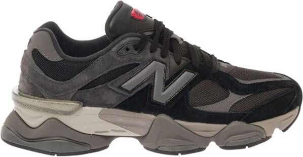 New Balance Moderne en comfortabele zwarte en Castlerock sneakers Black Heren