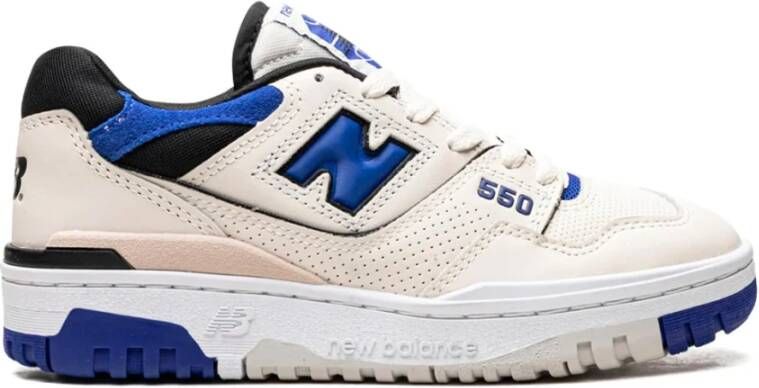 New Balance 550 Sneakers MaxiHeren Ondersteuning Gladde Afwerking Blue Heren