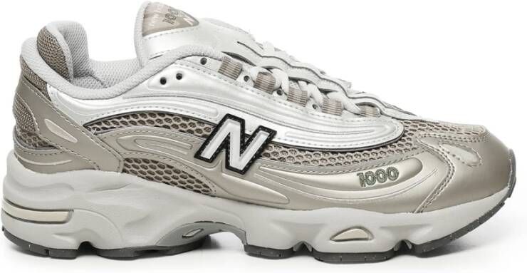 New Balance Sneakers met synthetisch bovenwerk en logodetails