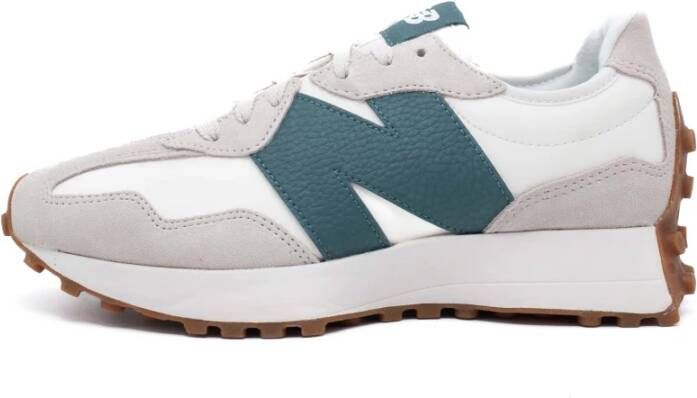 New Balance 327 Moonbeam New Spruce Wit Leer Lage sneakers Dames