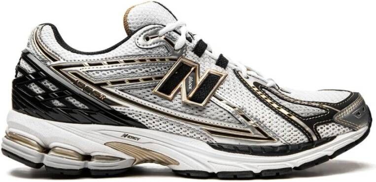 New Balance 1906R metallic silver gold Wit Mesh Lage sneakers Unisex