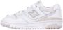 New Balance 550 Unisex Schoenen Wit Maat: 37.5 Leer Foot Locker - Thumbnail 5