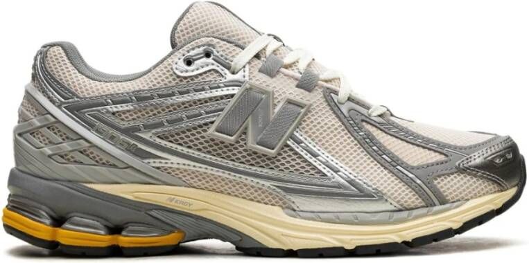 New Balance Grijze Sneakers 1906R Zilver Geel Ontwerp Gray Heren