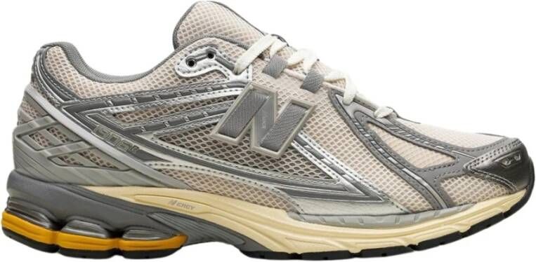 New Balance Grijze Sneakers 1906R Zilver Geel Ontwerp Gray Heren