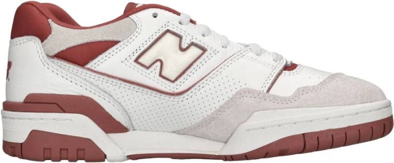 New Balance Bordeaux Sneakers Geïnspireerd door jaren 80 en 90 basketbalmodellen Red Heren