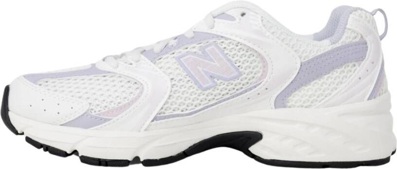 New Balance Witte en lichtpaarse 530 Sneakers White Dames