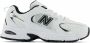 New Balance Comfort Sneakers met Stoffen en Leren Bovenwerk White - Thumbnail 1