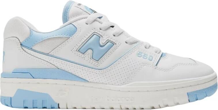 New Balance 550 Witte Universiteitsblauwe Sneakers White Dames
