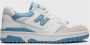 New Balance 550 Witte Universiteitsblauwe Sneakers White Dames - Thumbnail 1