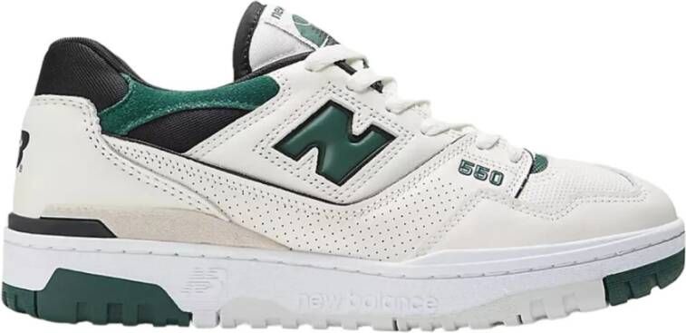 New Balance 550 Sneakers MaxiHeren Ondersteuning Gladde Afwerking Green Heren