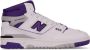 New Balance 650R Heren Schoenen Trainers Leer Wit BB650RCF - Thumbnail 2