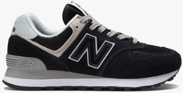 New Balance 574 Schoenen Black Leer Textil Foot Locker