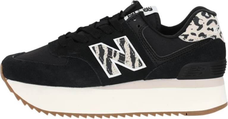 New Balance Wl574 Lage sneakers Dames Zwart + - Foto 2