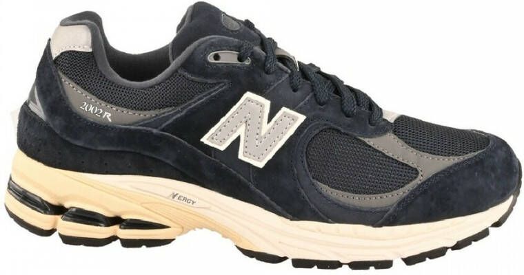 New Balance 2002R Navy Eclipse & Grijs met Wit Crème Sneakers Blue