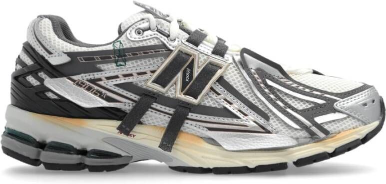 New Balance Zilveren Sneakers Mesh Design Panel Logo Gray
