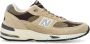 New Balance Stijlvolle 991 Sneakers voor Mannen Beige Heren - Thumbnail 1