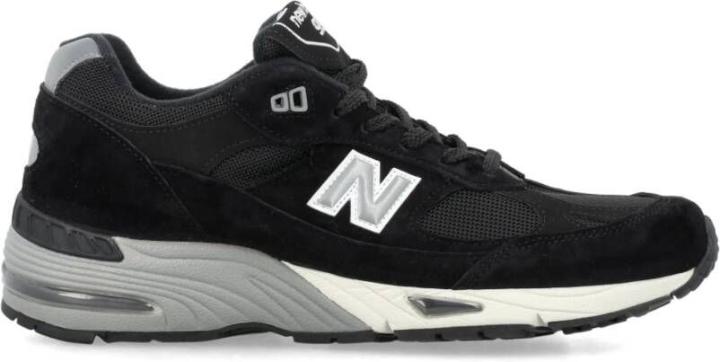 New Balance Stijlvolle 991 Sneakers voor Mannen Black Heren