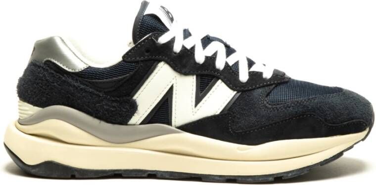 New Balance Heren Textiel en Suède Sneakers Blue Heren