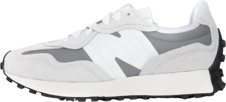 New Balance Heren Sneakers met Logo en Suède Bovenwerk Grijs Heren