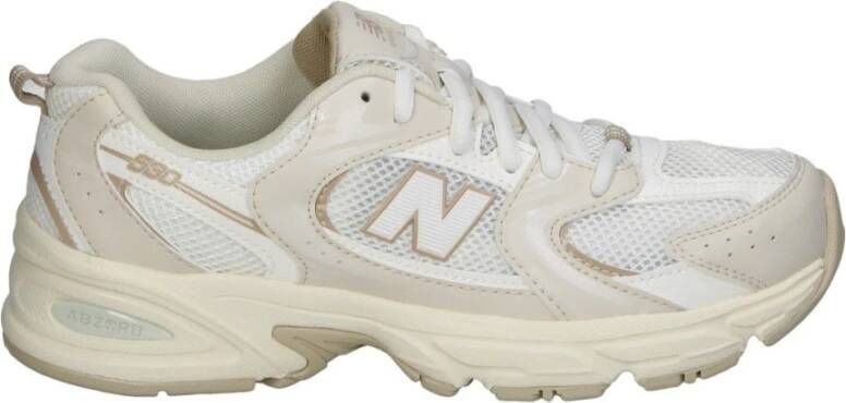 New Balance Stijlvolle Jeugdsneakers Beige Dames
