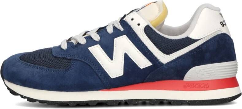 New Balance Stijlvolle Lage Sneakers in Donkerblauw Blue Heren