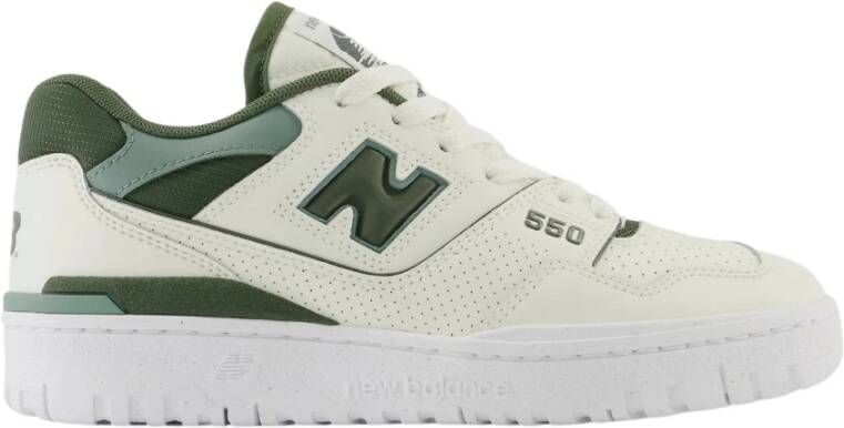 New Balance Stijlvolle Leren Sneakers Beige Dames