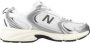 New Balance Zilveren Mesh Sneakers met Synthetische Coating - Thumbnail 2