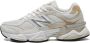New Balance 9060 sneaker van mesh met suède details - Thumbnail 1