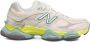 New Balance Platte Leren Sneakers met Dubbele Dichtheid Tussenzool Multicolor Dames - Thumbnail 11