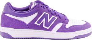 New Balance Suède en leren vetersneakers Paars Heren