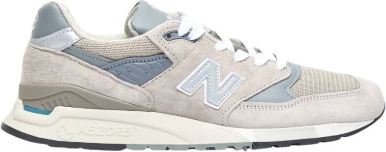 New Balance Suede Mesh Panel Sneakers Multicolor Heren