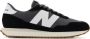 New Balance Zwarte Bimateriaal Sneakers met Groot Logo Black Heren - Thumbnail 1