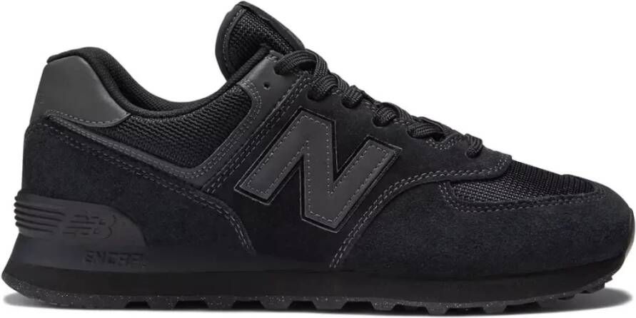 New Balance Suède Mesh Sneakers Stijlvol Ontwerp Black