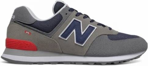 New Balance Suède Veterschoenen met Stoffen Inzetstukken