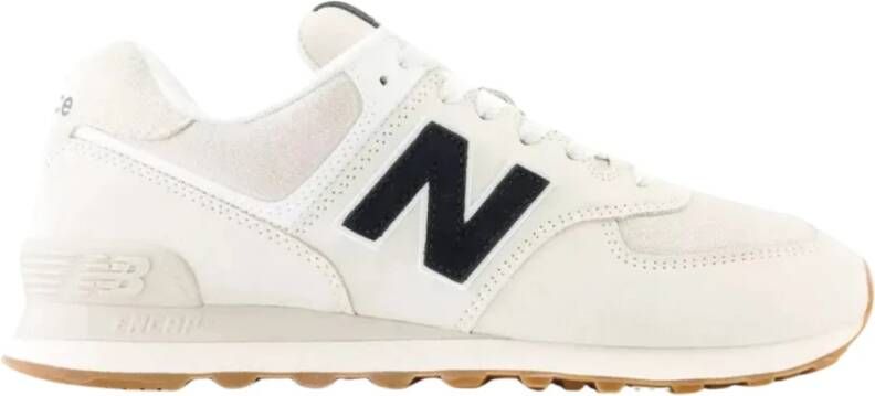 New Balance Suède Veterschoenen Rubberen Zool