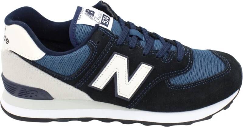 New Balance Suède Veterschoenen Rubberen Zool