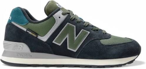New Balance Suède Veterschoenen Rubberen Zool