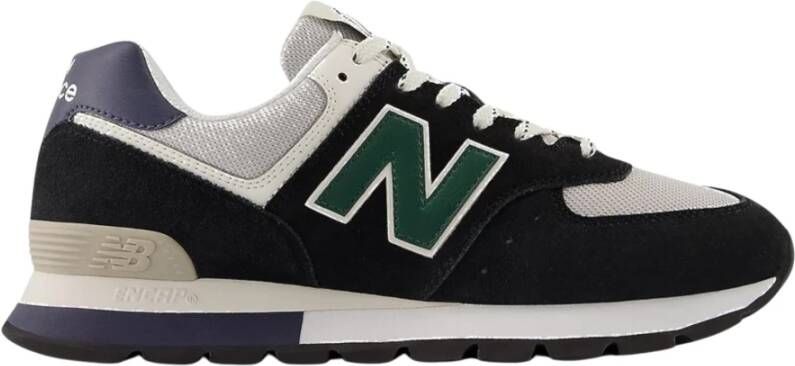 New Balance Suède Veterschoenen Rubberen Zool