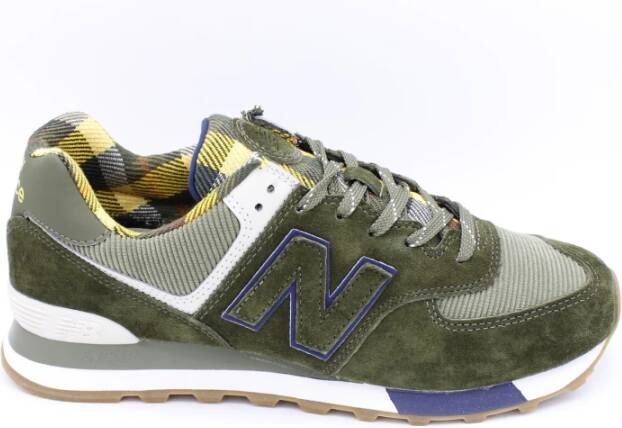 New Balance Suède Veterschoenen Rubberen Zool