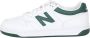 New Balance Groene platte sneakers geïnspireerd op basketbalmodellen Wit - Thumbnail 3