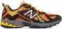 New Balance 610v1 Sneakers Oranje Zwart Stof Unisex Multicolor Heren - Thumbnail 12