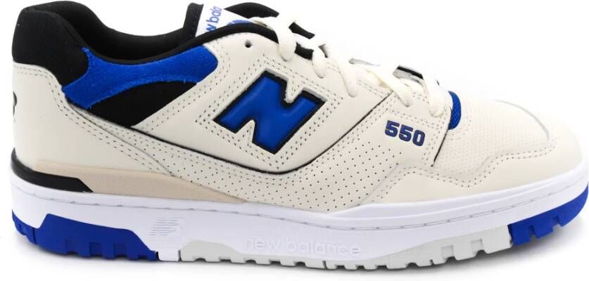 New Balance 550 Sneakers MaxiHeren Ondersteuning Gladde Afwerking Blue Heren