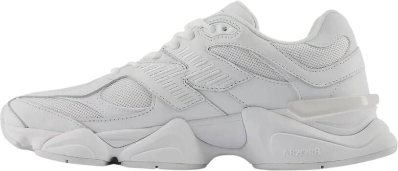 New Balance 9060 Heren Schoenen Wit Maat: 47.5 Suède Foot Locker - Foto 4