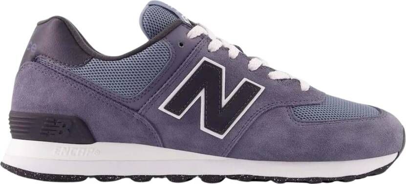 New Balance 574 Grijs Wit Blauw Sneakers Gray - Foto 2