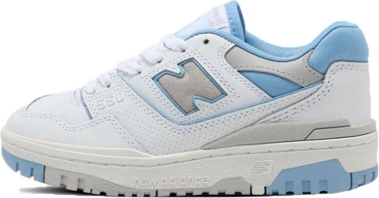 New Balance 550 University Blue Leren Sneakers Wit