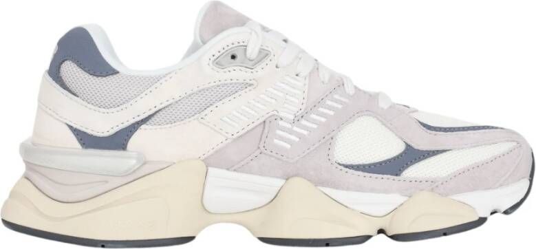 New Balance Sneakers van mesh en suède met iconisch N-monogram White Heren